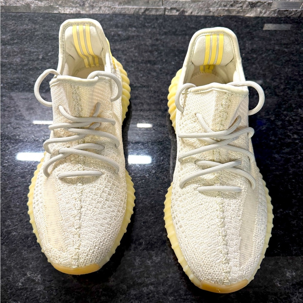 Adidas Yeezy Boost 350 V2 Men’s size 10.5 US. Color is Light/Light/Light.